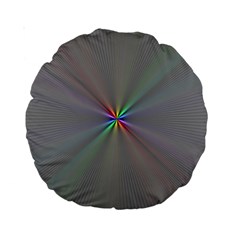 Square Rainbow Standard 15  Premium Round Cushions by Nexatart