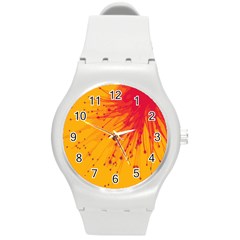 Big Bang Round Plastic Sport Watch (m) by ValentinaDesign