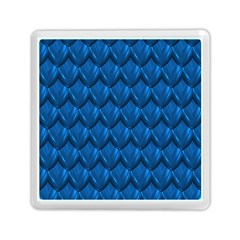 Blue Dragon Snakeskin Skin Snake Wave Chefron Memory Card Reader (square)  by Mariart