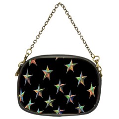 Colorful Gold Star Christmas Chain Purses (two Sides) 
