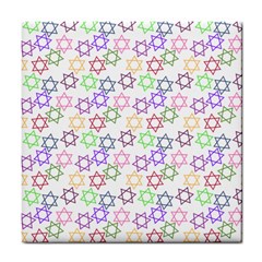 Star Space Color Rainbow Pink Purple Green Yellow Light Neons Tile Coasters by Mariart