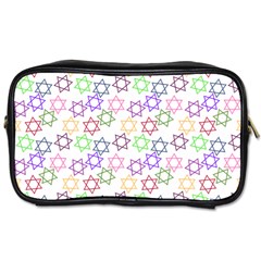 Star Space Color Rainbow Pink Purple Green Yellow Light Neons Toiletries Bags 2-side by Mariart