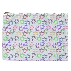 Star Space Color Rainbow Pink Purple Green Yellow Light Neons Cosmetic Bag (xxl)  by Mariart
