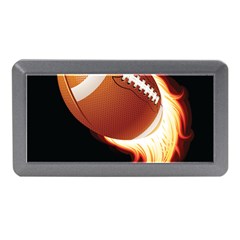 Super Football American Sport Fire Memory Card Reader (mini) by Mariart
