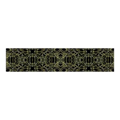 Golden Geo Tribal Pattern Velvet Scrunchie by dflcprintsclothing