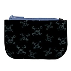 Skull Pattern Large Coin Purse by ValentinaDesign