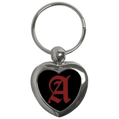 The Scarlet Letter Key Chains (heart)  by Valentinaart