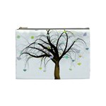 Tree Fantasy Magic Hearts Flowers Cosmetic Bag (Medium) 