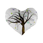 Tree Fantasy Magic Hearts Flowers Standard 16  Premium Heart Shape Cushions