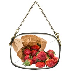 Strawberries Fruit Food Delicious Chain Purses (two Sides) 