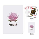 Namaste - Lotus Playing Card Back