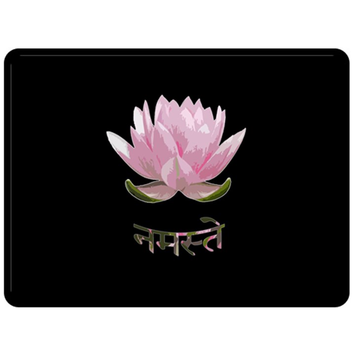 Namaste - Lotus Fleece Blanket (Large) 