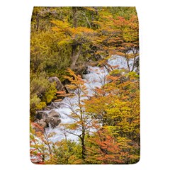 Colored Forest Landscape Scene, Patagonia   Argentina Flap Covers (l)  by dflcprints