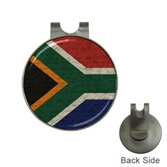 Vintage Flag - South Africa Hat Clips With Golf Markers by ValentinaDesign