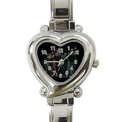 Cats Heart Italian Charm Watch