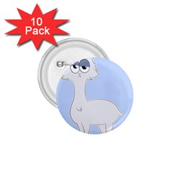 Grumpy Persian Cat Llama 1 75  Buttons (10 Pack) by Catifornia