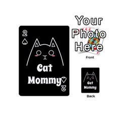 Love My Cat Mommy Playing Cards 54 (mini)  by Catifornia