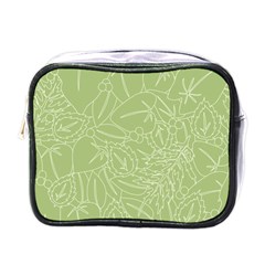 Blender Greenery Leaf Green Mini Toiletries Bags by Mariart