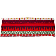 Fabric Aztec Red Line Polka Circle Wave Chevron Star Body Pillow Case Dakimakura (two Sides) by Mariart