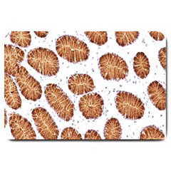 Formalin Paraffin Human Stomach Stained Bacteria Brown Large Doormat  by Mariart