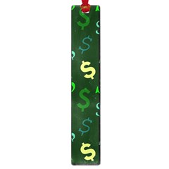Money Us Dollar Green Large Book Marks by Mariart
