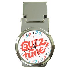 Question Mark Quiz Time Money Clip Watches by Mariart