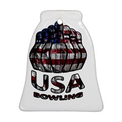 Usa Bowling  Ornament (bell) by Valentinaart