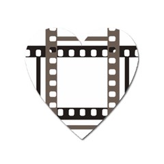 Frame Decorative Movie Cinema Heart Magnet by Nexatart