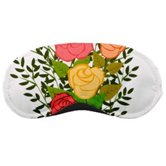 Roses Flowers Floral Flowery Sleeping Masks by Nexatart