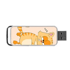 Even Cat Hates Monday Portable Usb Flash (two Sides) by Catifornia