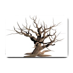 Tree Isolated Dead Plant Weathered Small Doormat  by Nexatart