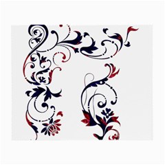 Scroll Border Swirls Abstract Small Glasses Cloth by Nexatart