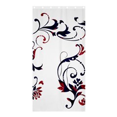 Scroll Border Swirls Abstract Shower Curtain 36  X 72  (stall)  by Nexatart