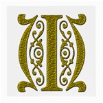 Gold Scroll Design Ornate Ornament Medium Glasses Cloth (2-Side)