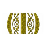 Gold Scroll Design Ornate Ornament Satin Wrap