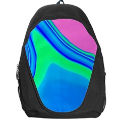 Aurora Color Rainbow Space Blue Sky Backpack Bag by Mariart