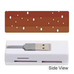 Fawn Gender Flags Polka Space Brown Memory Card Reader (stick) 