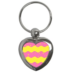 Glimra Gender Flags Star Space Key Chains (heart)  by Mariart