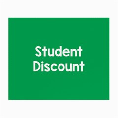 Student Discound Sale Green Small Glasses Cloth (2-side) by Mariart