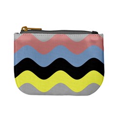 Wave Waves Chevron Sea Beach Rainbow Mini Coin Purses by Mariart