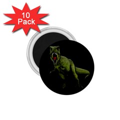 Dinosaurs T-rex 1 75  Magnets (10 Pack) 