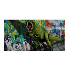 Urban T-rex Satin Wrap by Valentinaart