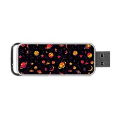 Space Pattern Portable Usb Flash (two Sides) by ValentinaDesign