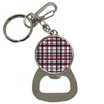 Plaid pattern Button Necklaces Front