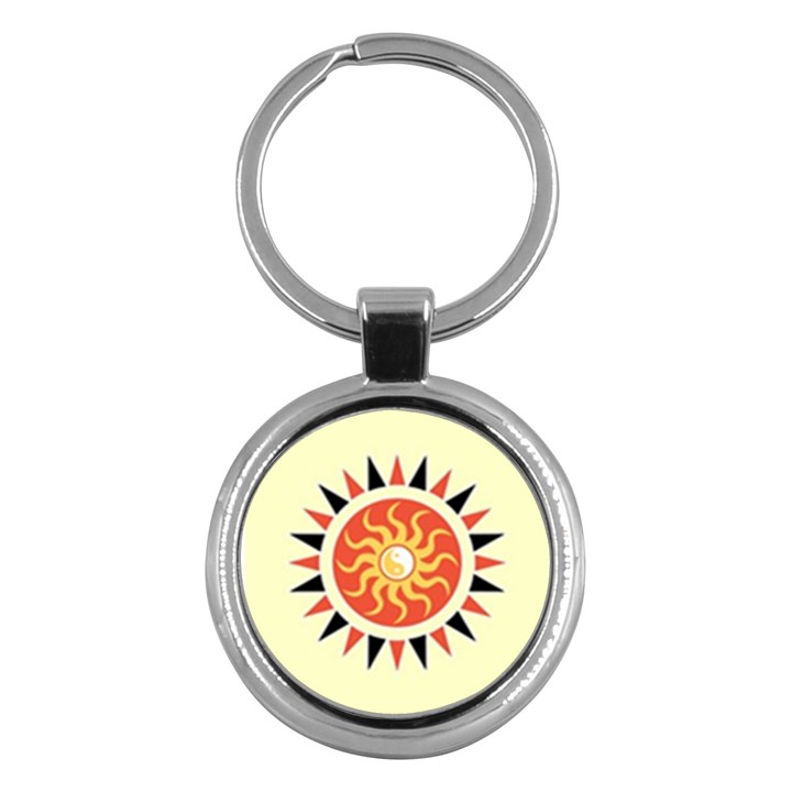 Yin Yang Sunshine Key Chains (Round) 