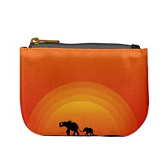 Elephant Baby Elephant Wildlife Mini Coin Purses