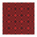 Abstract Background Red Black Medium Glasses Cloth