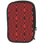 Abstract Background Red Black Compact Camera Cases Front