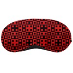 Abstract Background Red Black Sleeping Masks Front