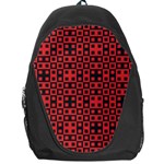 Abstract Background Red Black Backpack Bag